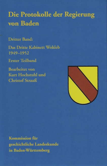 Buchcover: Das Dritte Kabinett Wohleb 1949–1952