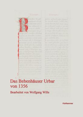 Buchcover: Das Bebenhäuser Urbar von 1356